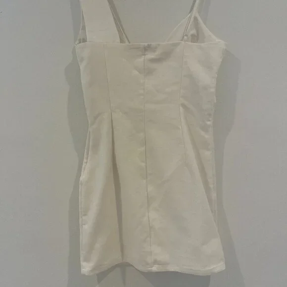 Revolve Superdown Eleanor Mini White Dress Size Small - Picture 7 of 8